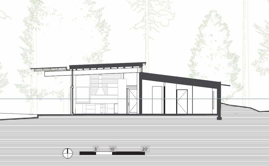 An intimate retreat tucked into a forest overlooks serene Puget Sound-21