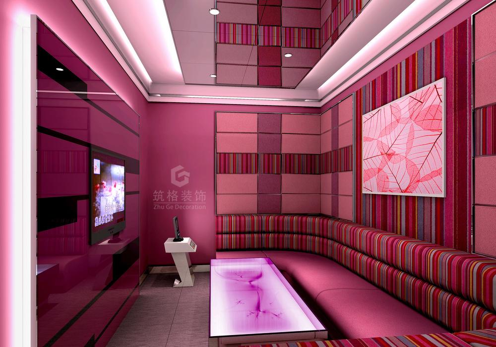 贵阳量版式KTV设计装修-6