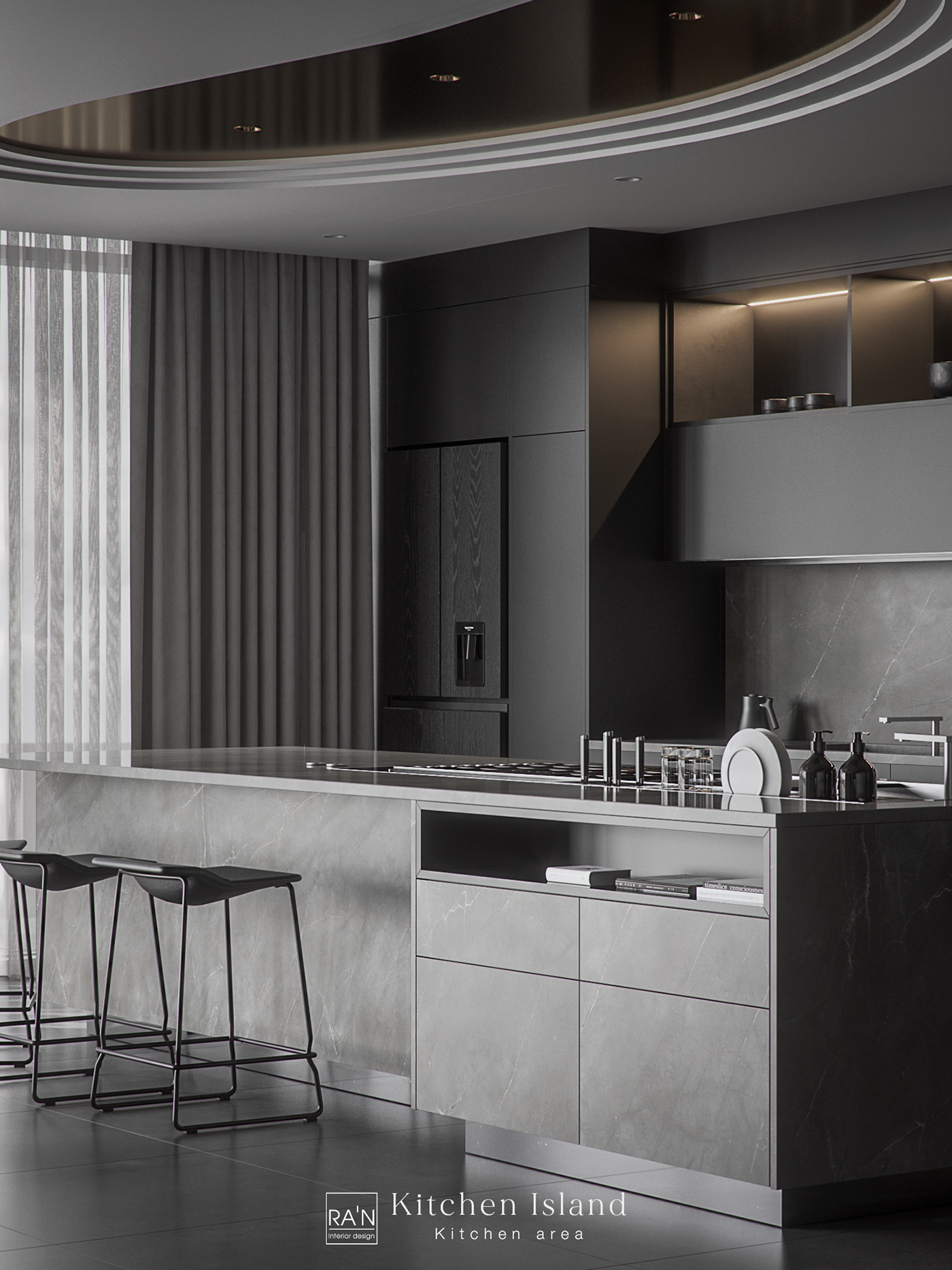 智能家居室内设计丨越南丨Huy Pham-19