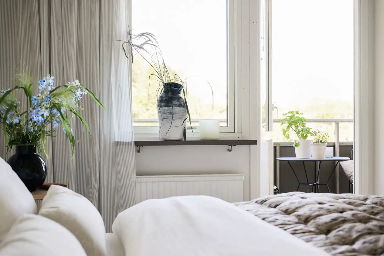 瑞典 63m2 一室公寓的极简之美-9