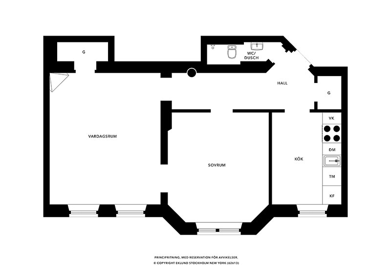 斯德哥尔摩时尚北欧公寓设计-15