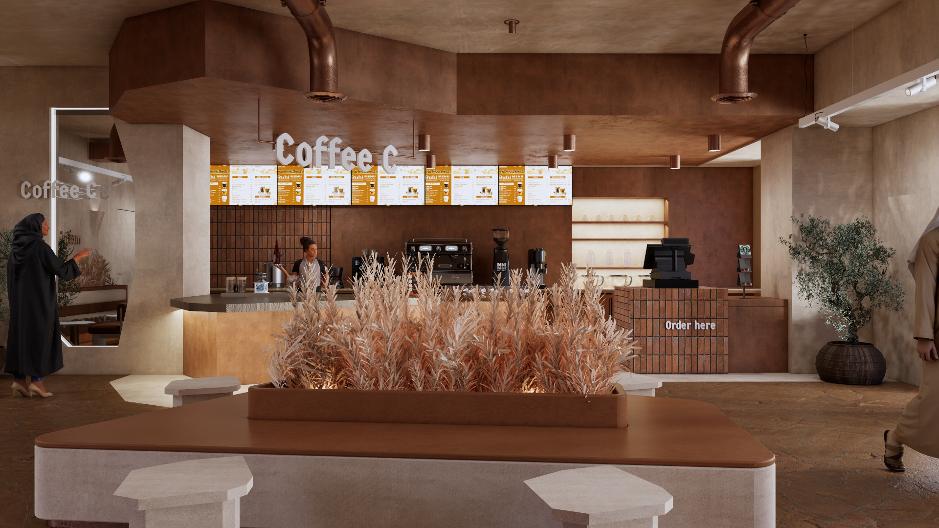 咖啡店丨沙特阿拉伯利雅得-13