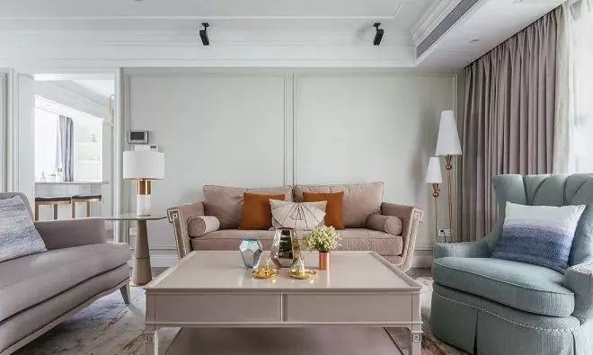 简约美式+浅色调，打造粉粉的温馨小家-17