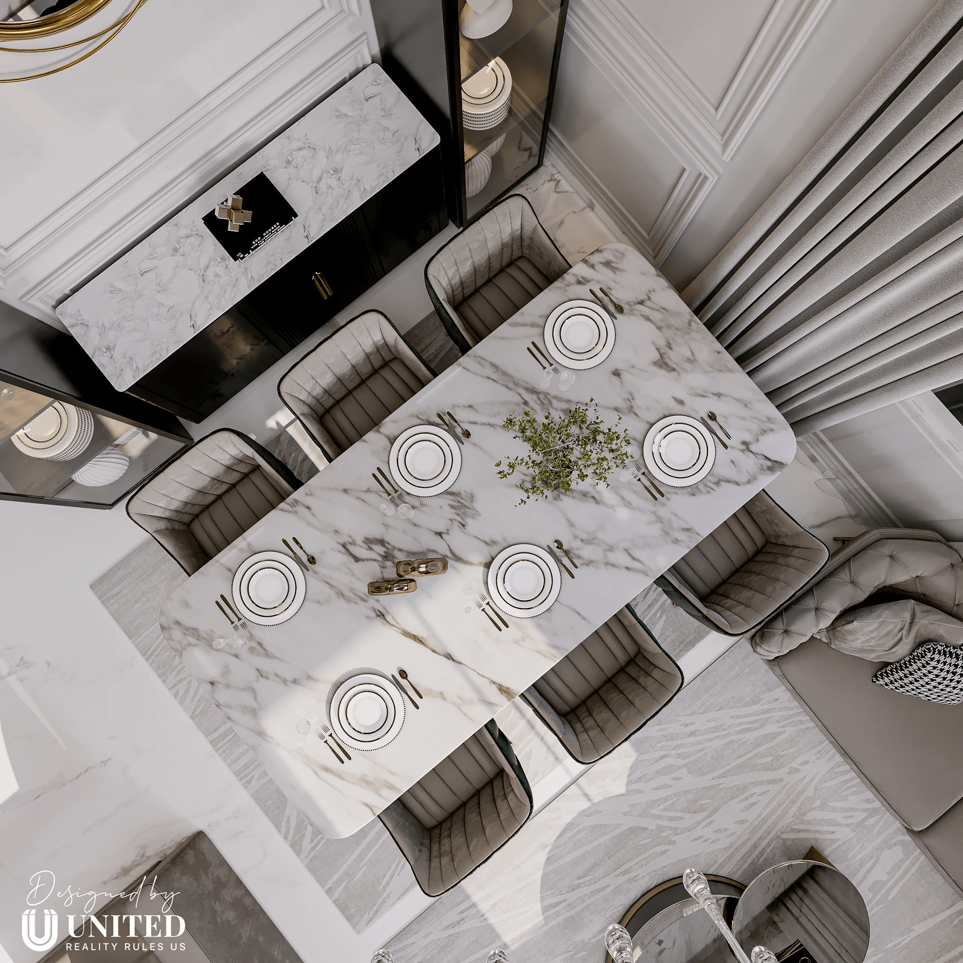 Neoclassic Apartment 室内设计丨埃及-15