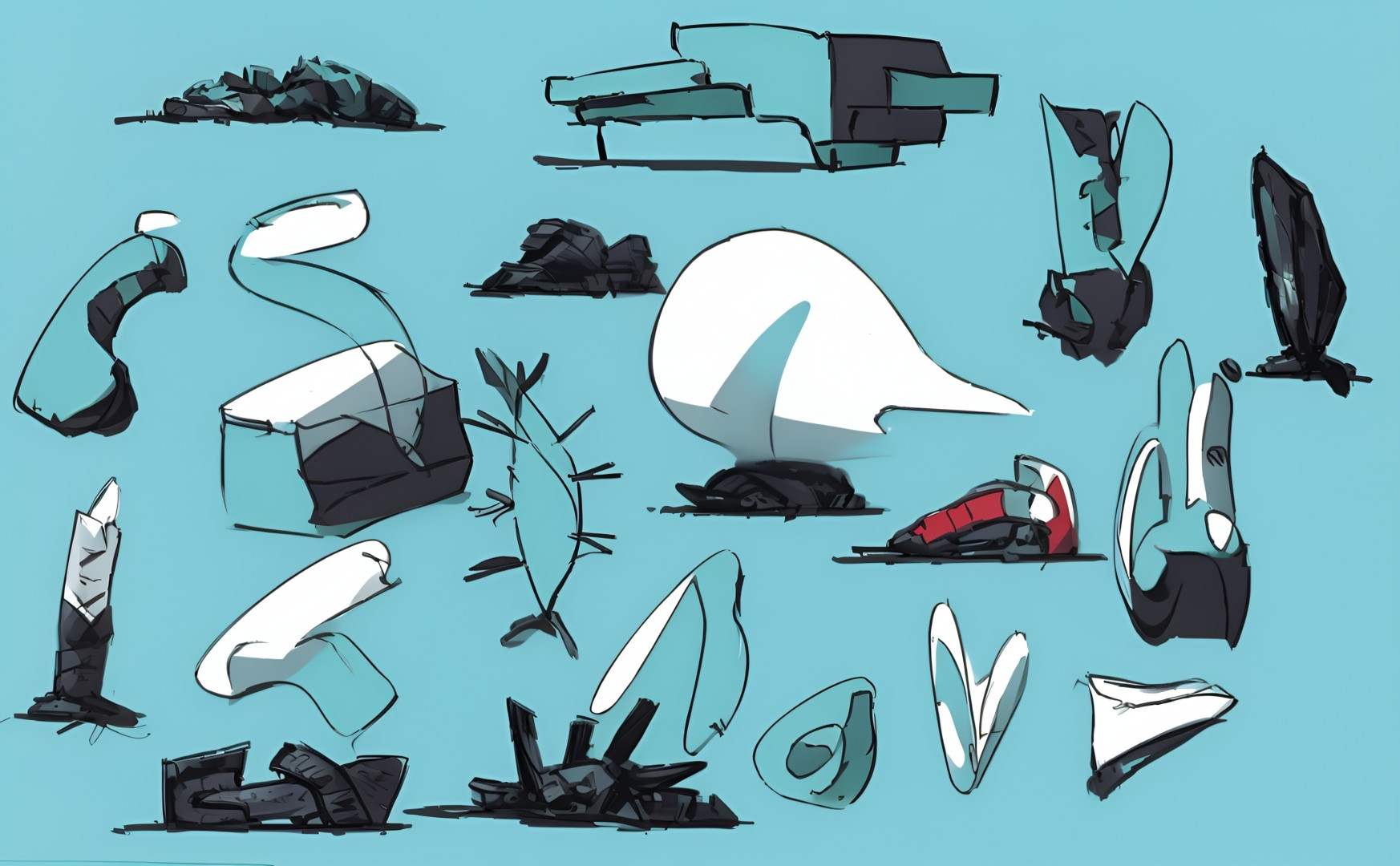 建筑草图丨Bozelos Panagiotis-17