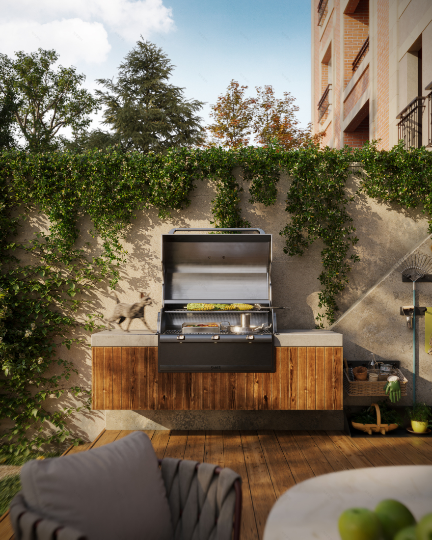 Brick Courtyard House | Barcelona-6