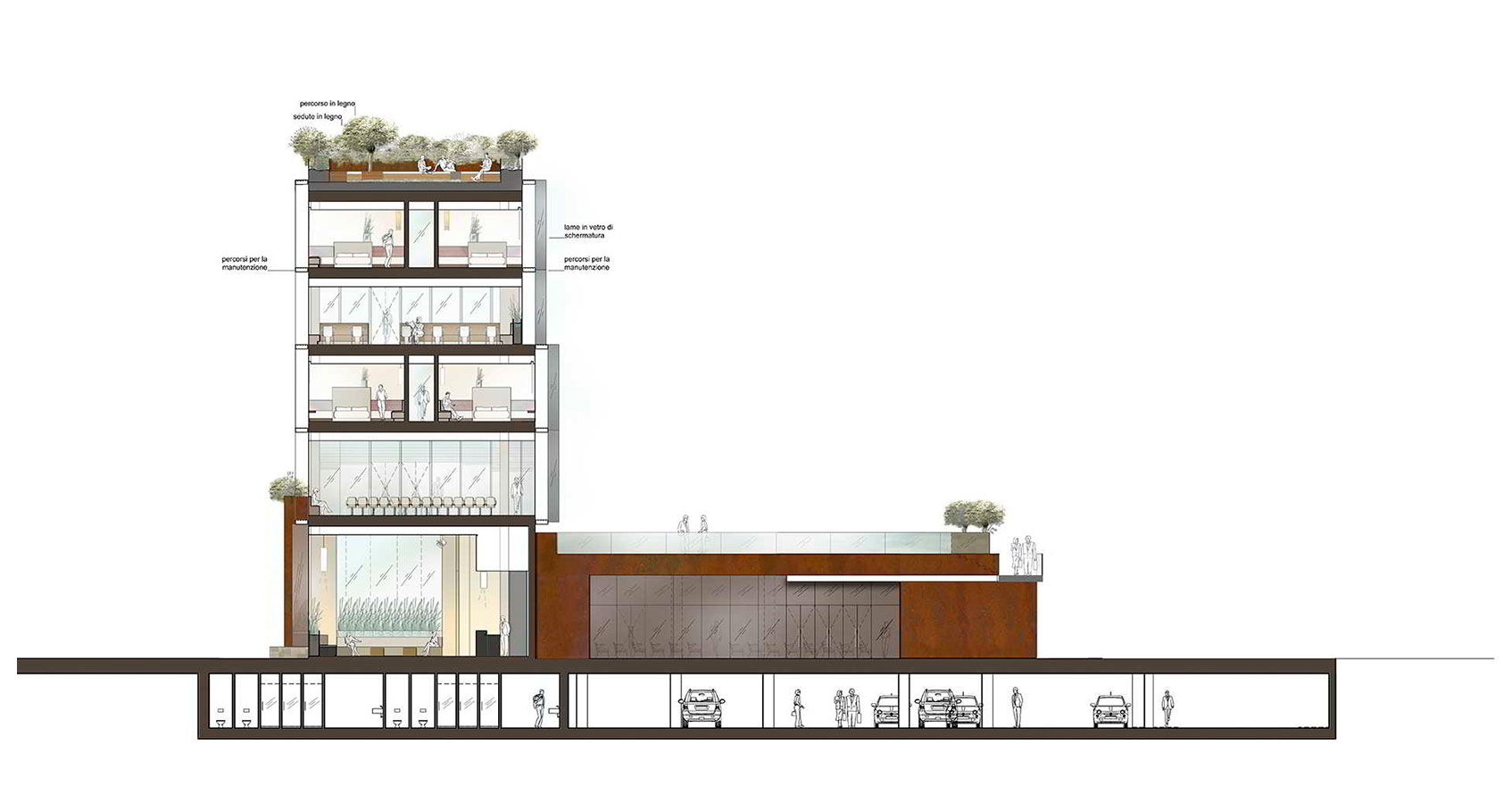 "多功能建筑群设计 | Beatrice Pierallini architects 的视觉震撼之作"-22