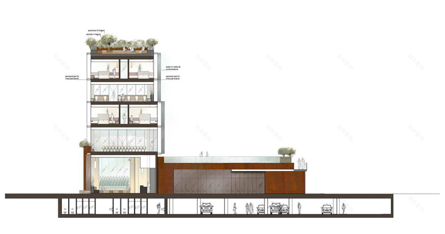 "多功能建筑群设计 | Beatrice Pierallini architects 的视觉震撼之作"-22