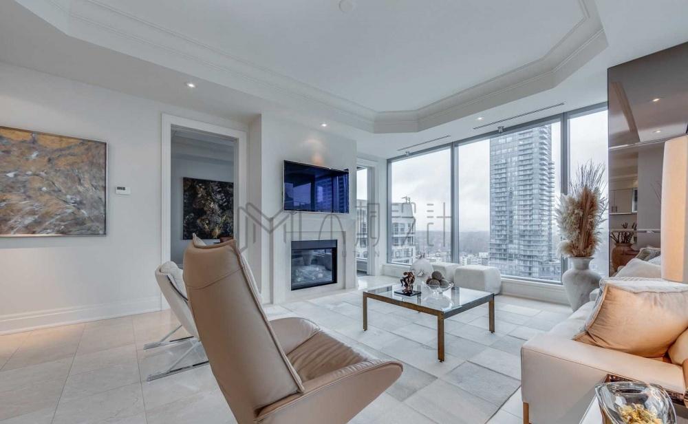 木桐设计丨平层丨白色·伯爵的“世外桃源”·现代简欧-2