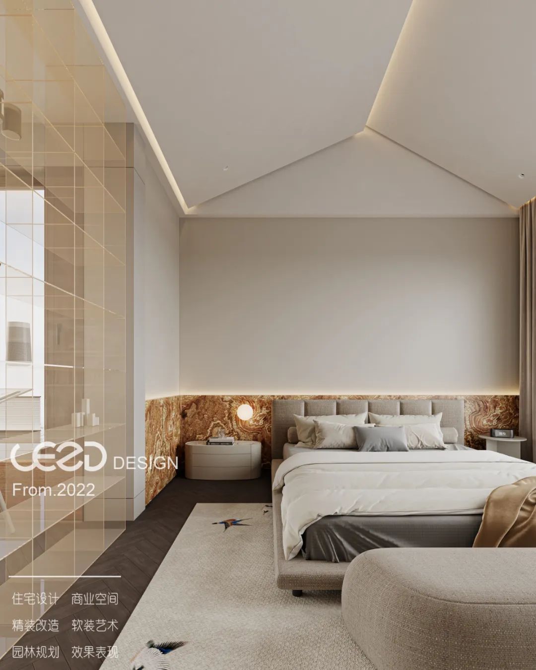 清澈纯粹的设计呈现美好极致生活丨中国宁波丨宁波市乐赞室内装饰设计有限公司-128