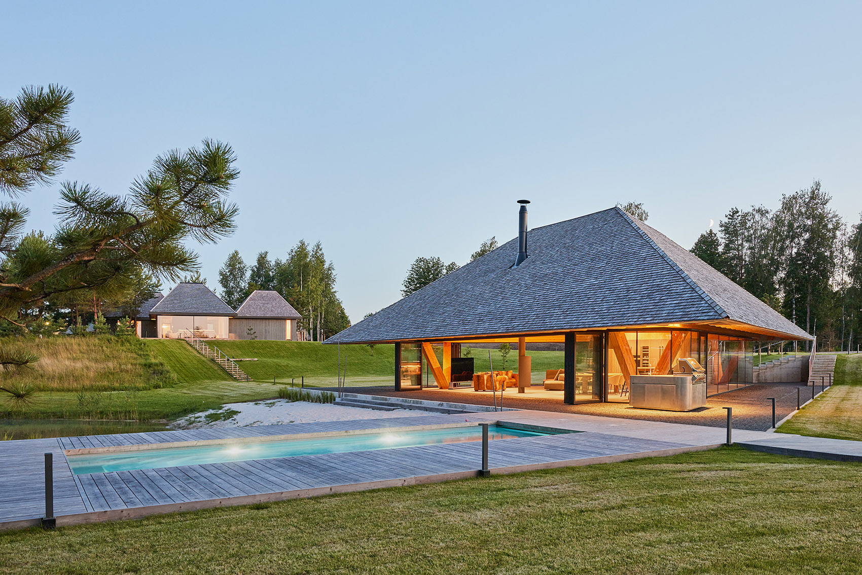 池畔小屋丨立陶宛丨HEIMA architects-21