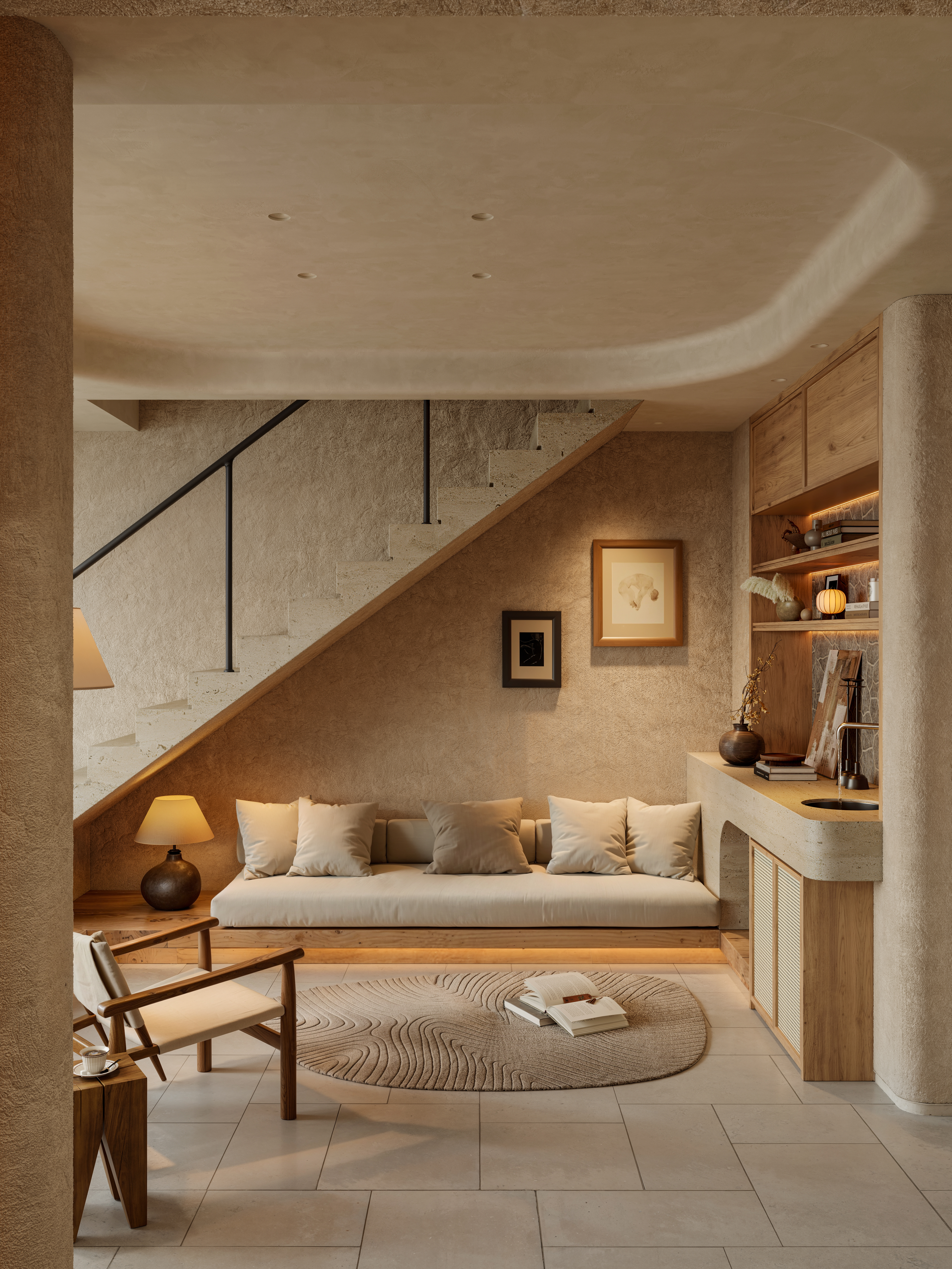 诧寂风客厅 诧寂风 诧寂设计 诧寂-5