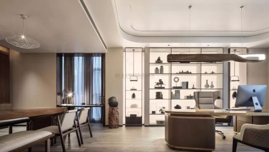 典硕国际设计机构打造的现代中式办公空间-56