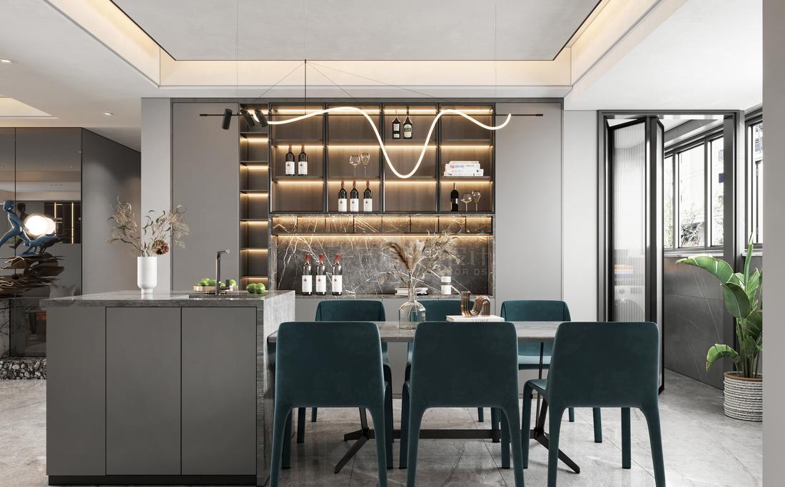 无界 光与影的交错 · 优雅家居空间设计丨云端点墨设计-12