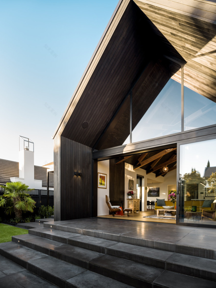 新西兰双水剪影屋 | 现代简约与自然的完美结合-30