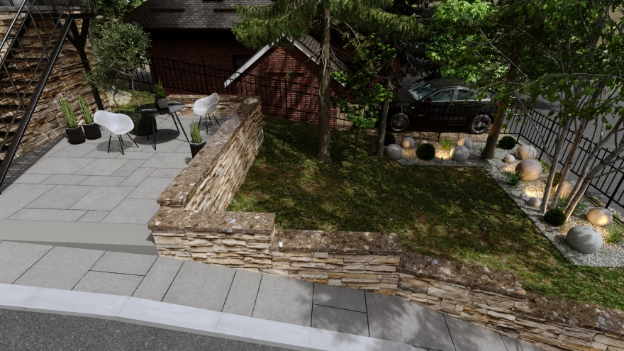 Передний двор дома (Торонто)-5