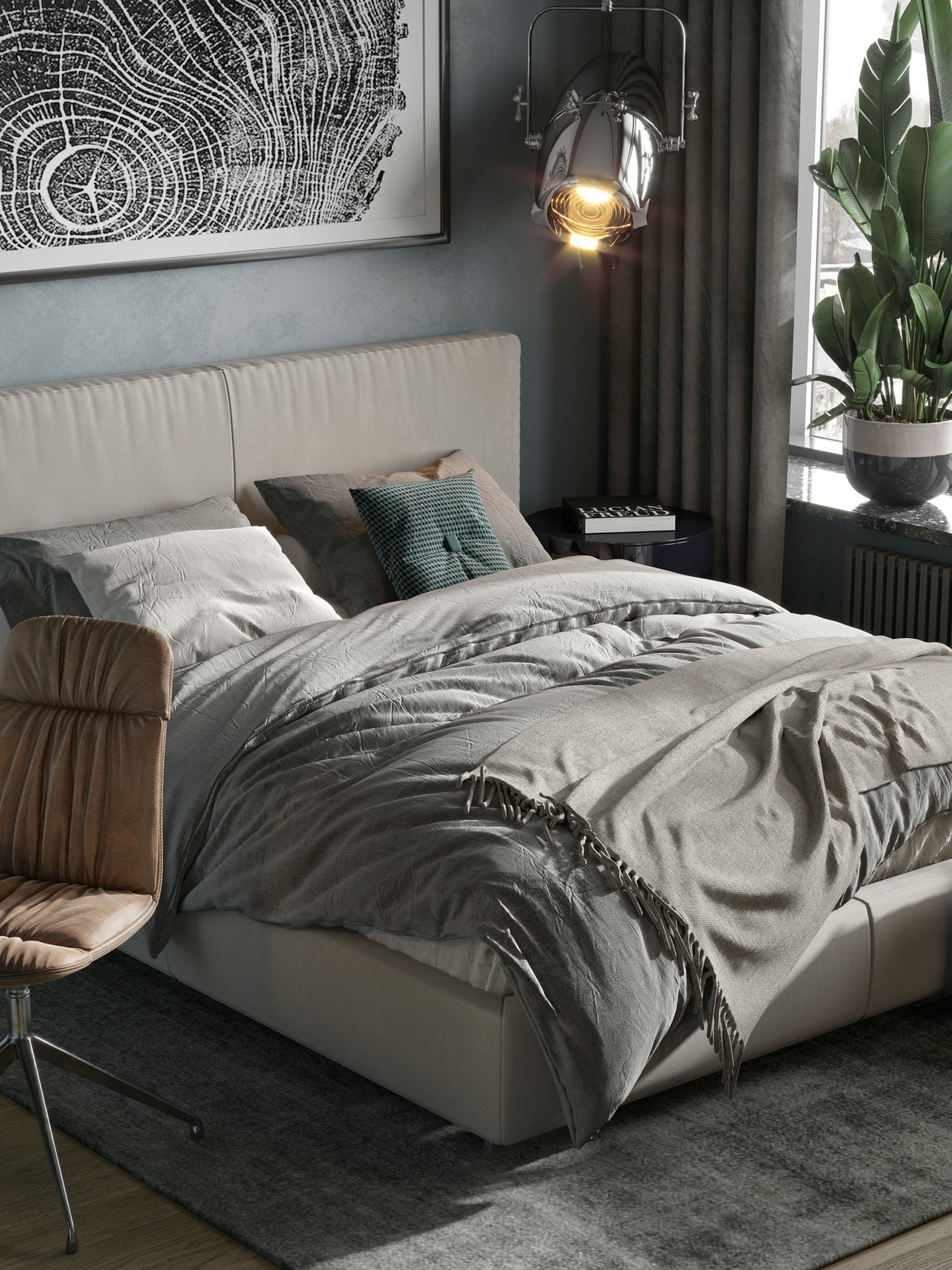 113㎡ 简约风公寓设计-16