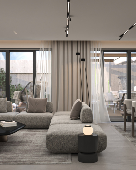 Modern Reception and Dinning Design