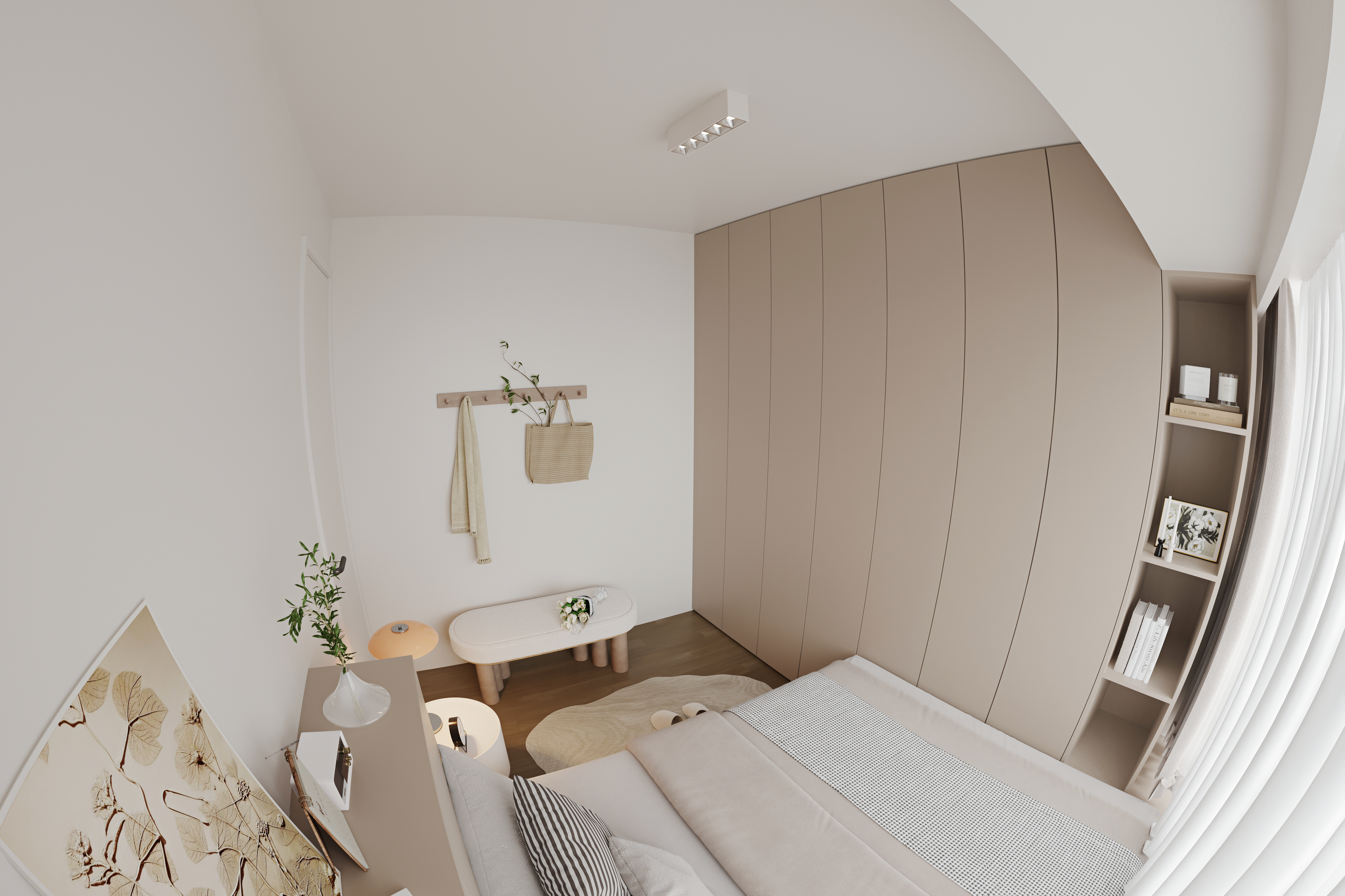 深圳如愿设计：佳兆业樾伴山，奶油风温柔香甜又治愈-0