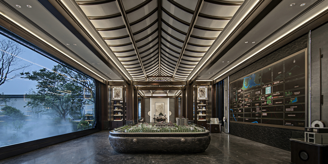 盘石设计 | 吴文粒:1745㎡绝美中式庭院,一帘诗意、四水归情!-25