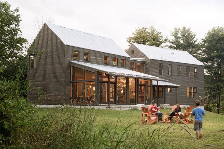 Family Farmhouse Built With Salvaged Materials from an Antique Barn-0