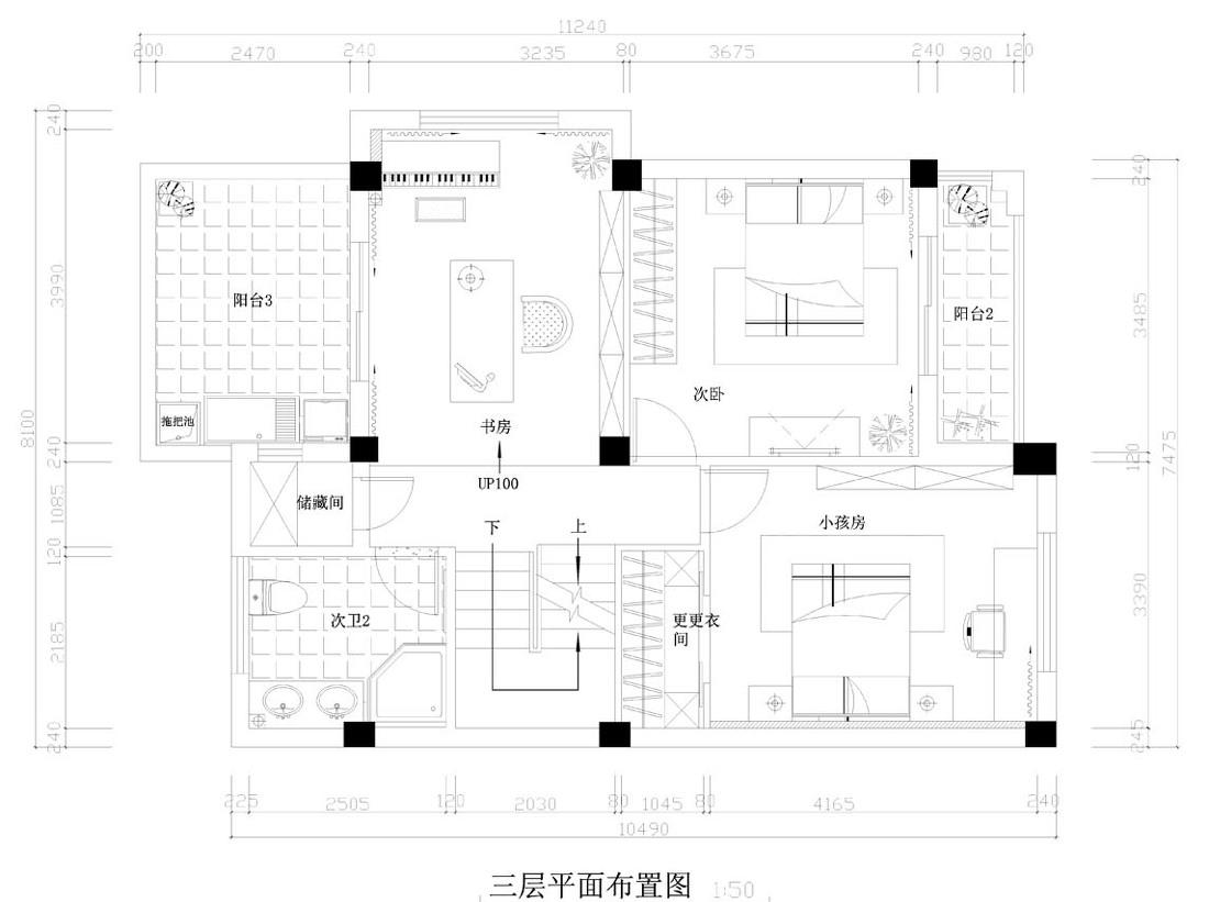 金色流域现代极简风格家居设计-24