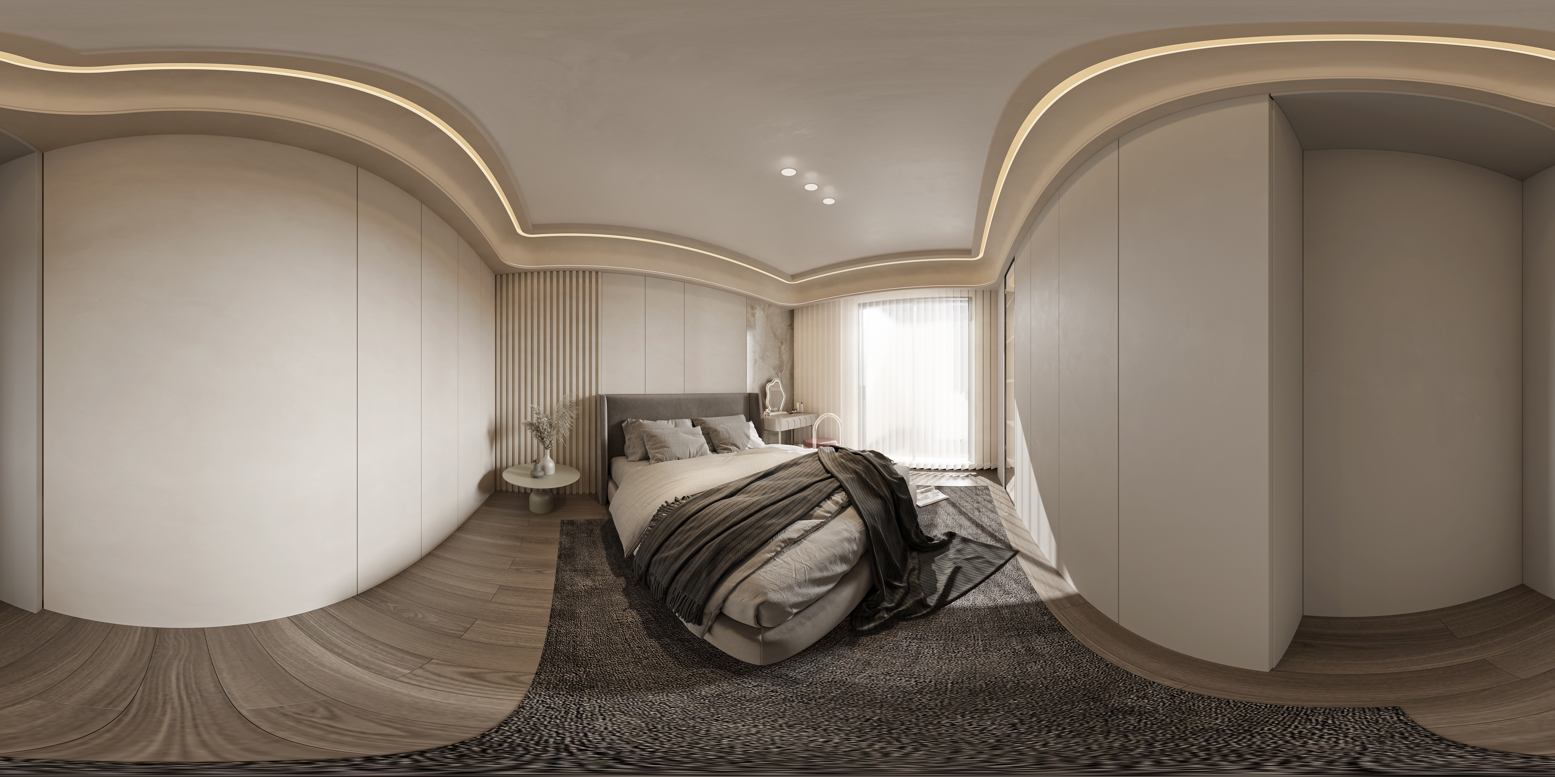 现代家装客餐厅卧室   效果图表现-16