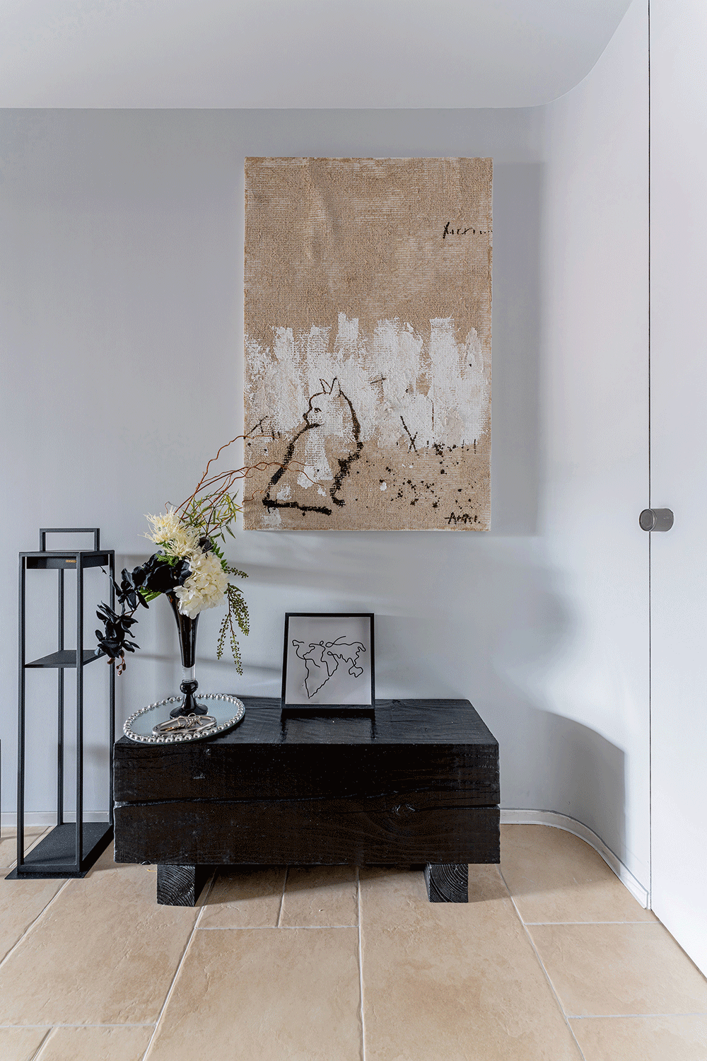 105㎡简约风拆掉一间房秒变大横厅，三口之家玩转通透格局-25