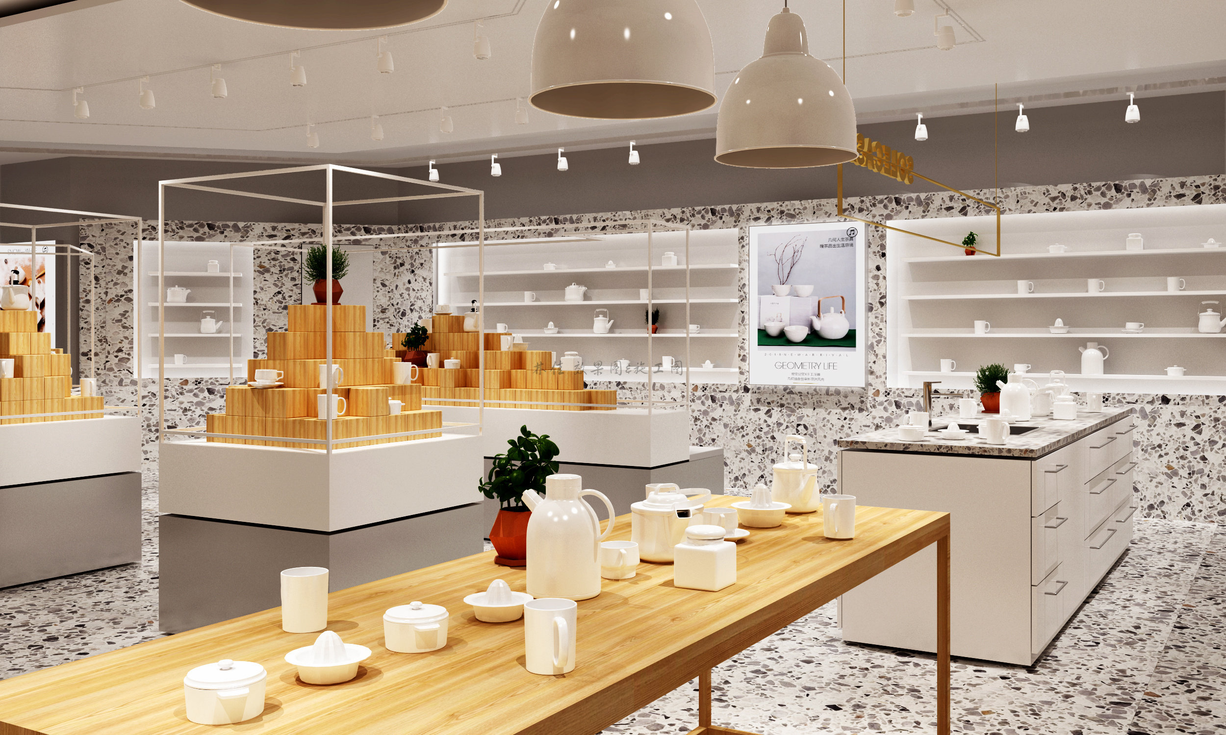 工装/阳光之家陶瓷家居精品店效果图表现-4