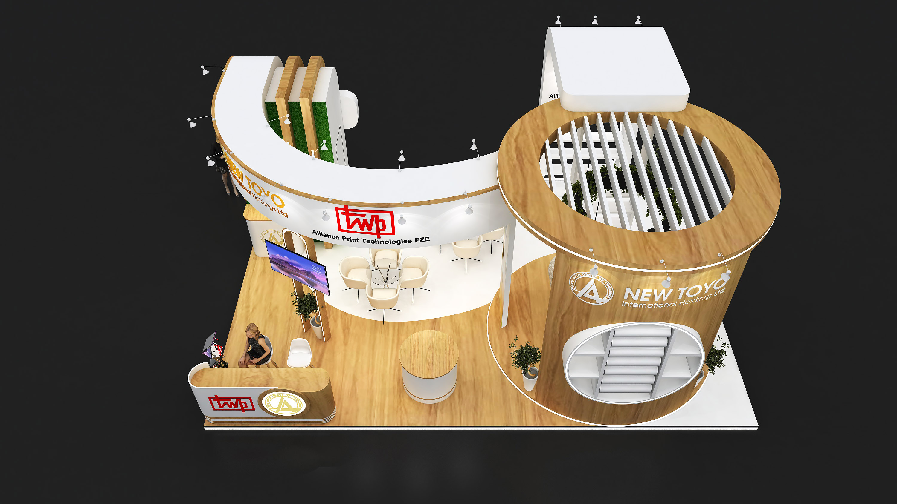 NEW TOYO 8X6M STALL DESIGN IN SAUDI-8