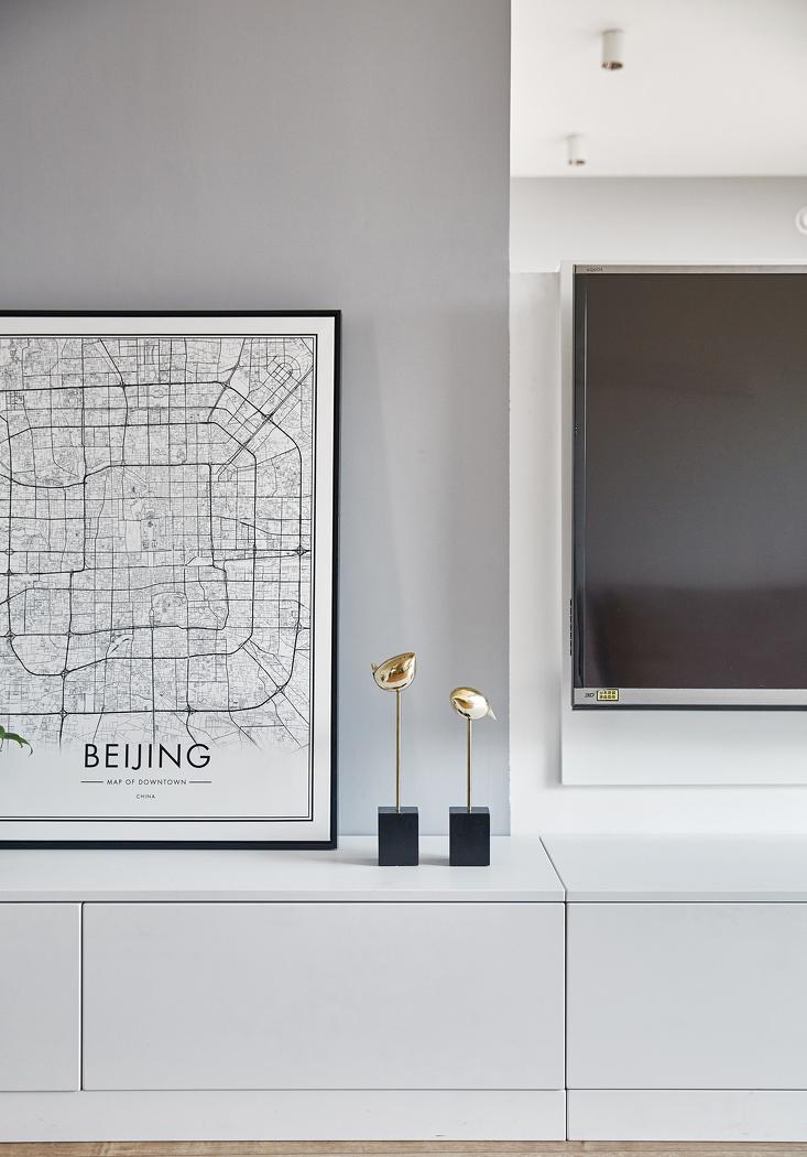 北漂航空家庭的简约宜居改造-10