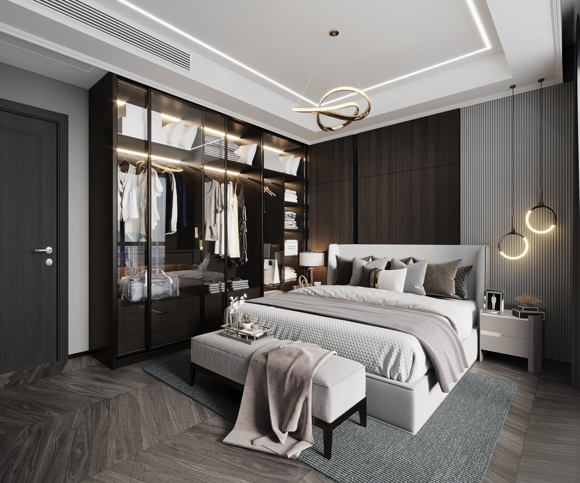 暗黑魅力质感住宅设计-9