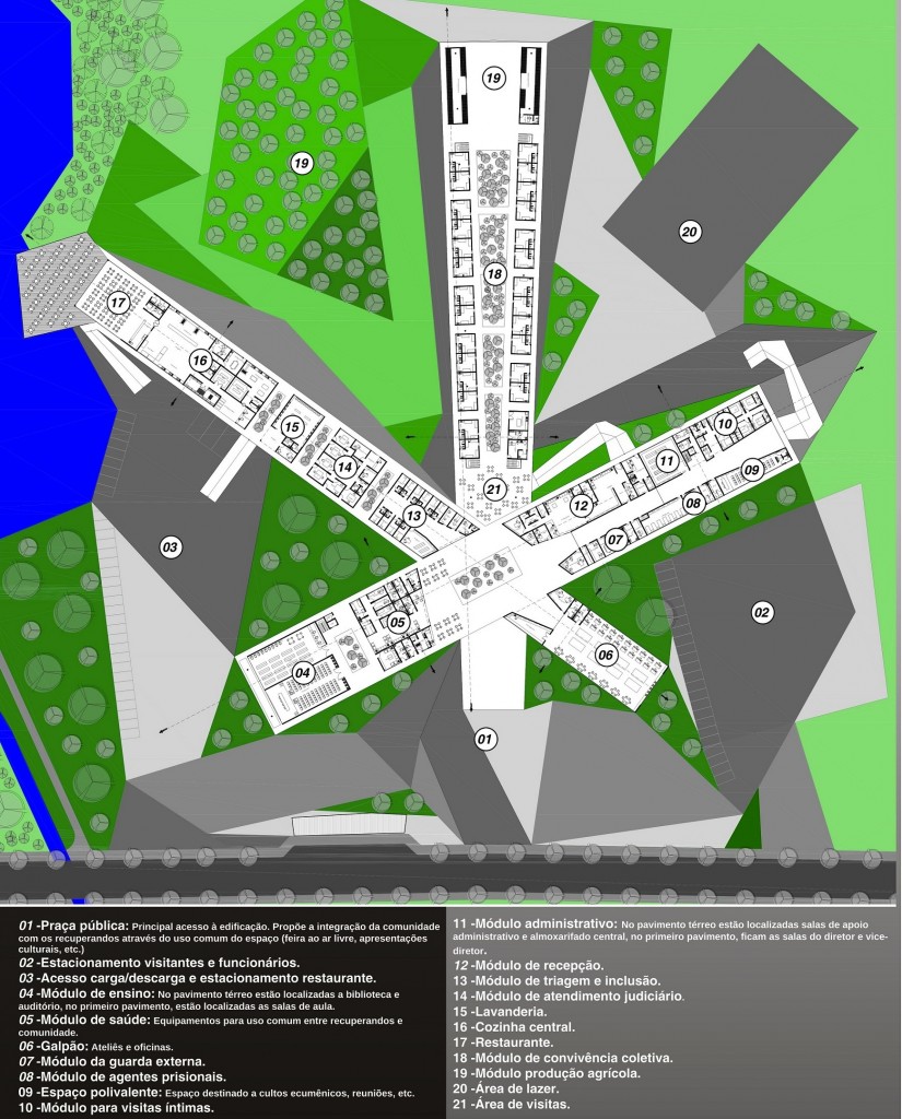 Projeto Centro de Recuperação e Inserção Social – Arq. Gustavo Benvenutti – Érika Sun-23