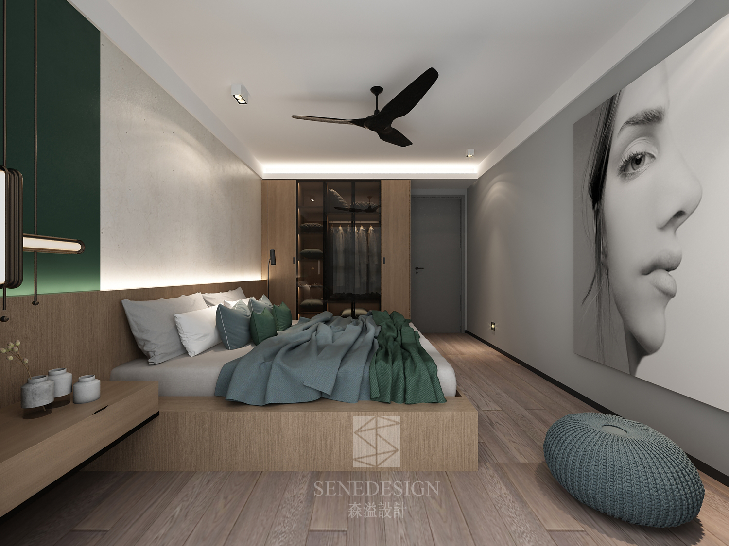 灰色界面的森溢设计 | 简明深度的人居空间-15