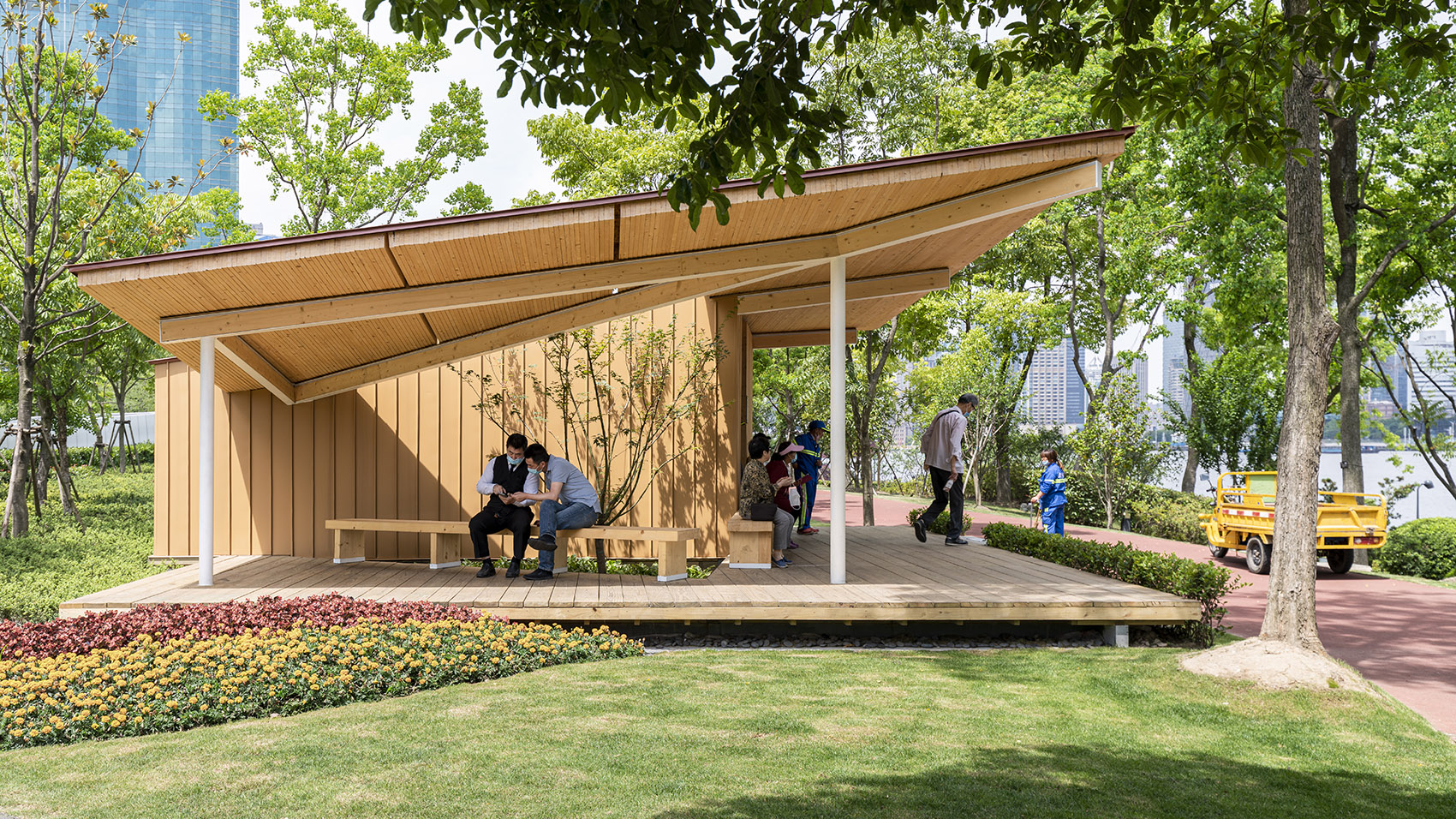 东岸望江亭丨中国黄浦丨周蔚+张斌,致正建筑工作室-13