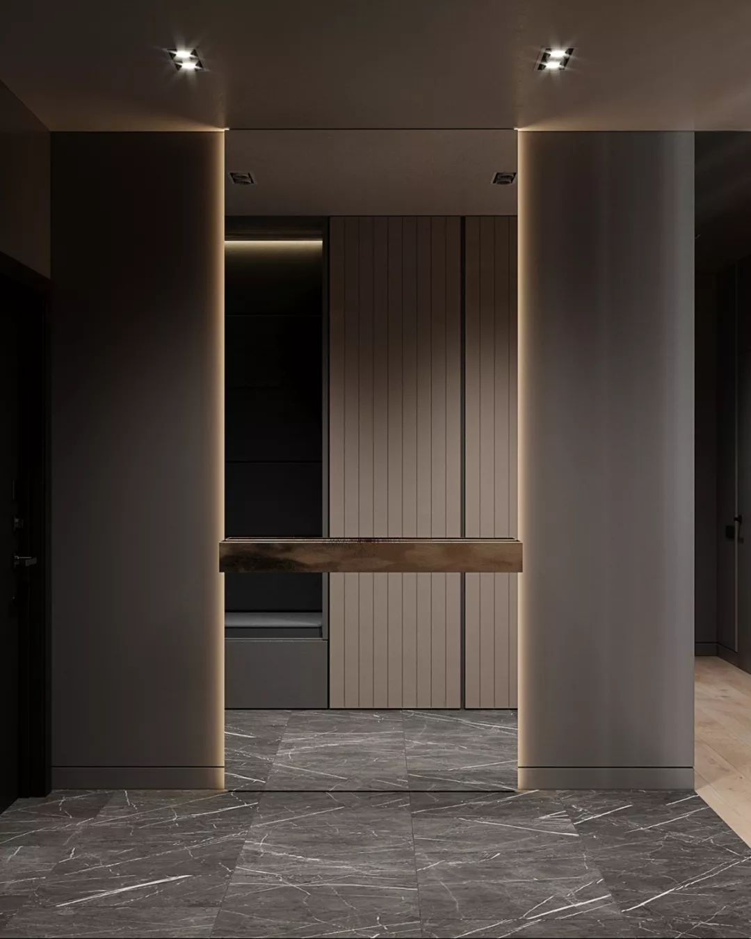 一厅三室,灰色+木色,高级!-21