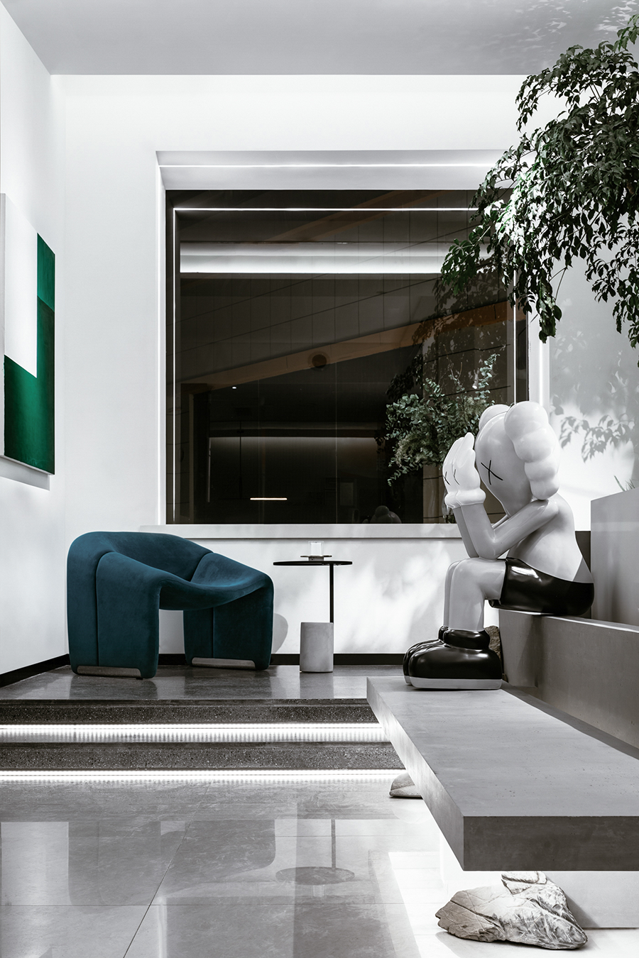 城市隐士 · 温和与力量的艺术对话丨1CM 设计-11