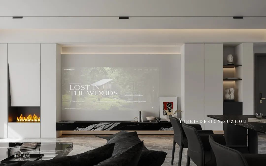 精装房改造中的灰度哲学 家装设计丨YIBEI DESIGN SUZHOU-1