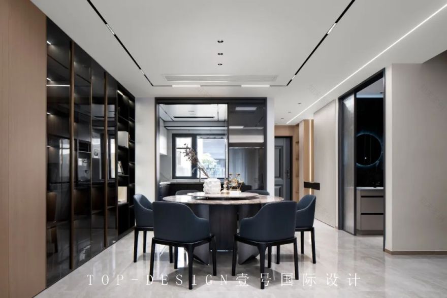 香山麓院现代轻奢别墅设计丨壹号国际设计-27