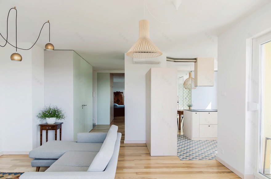 位于七层的景观公寓丨波兰丨Atelier Starzak Strebicki-10