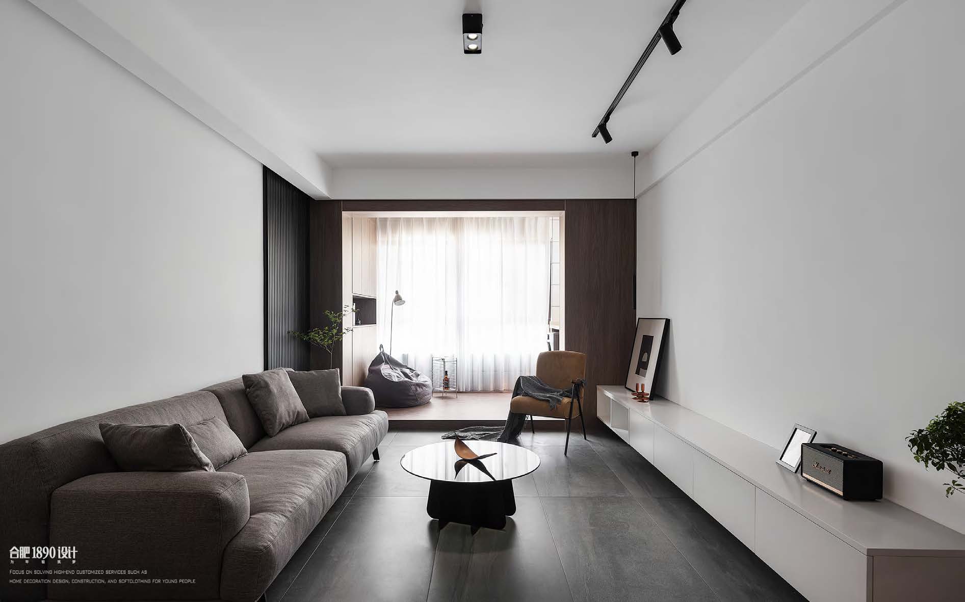 合肥1890设计|高铁都市花园：98m2时尚酷感的年轻宅-38