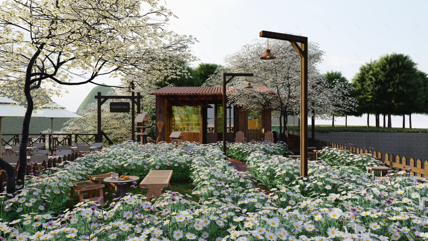 TAM DAO CLOUDY HILL 咖啡站点景观设计丨越南-5