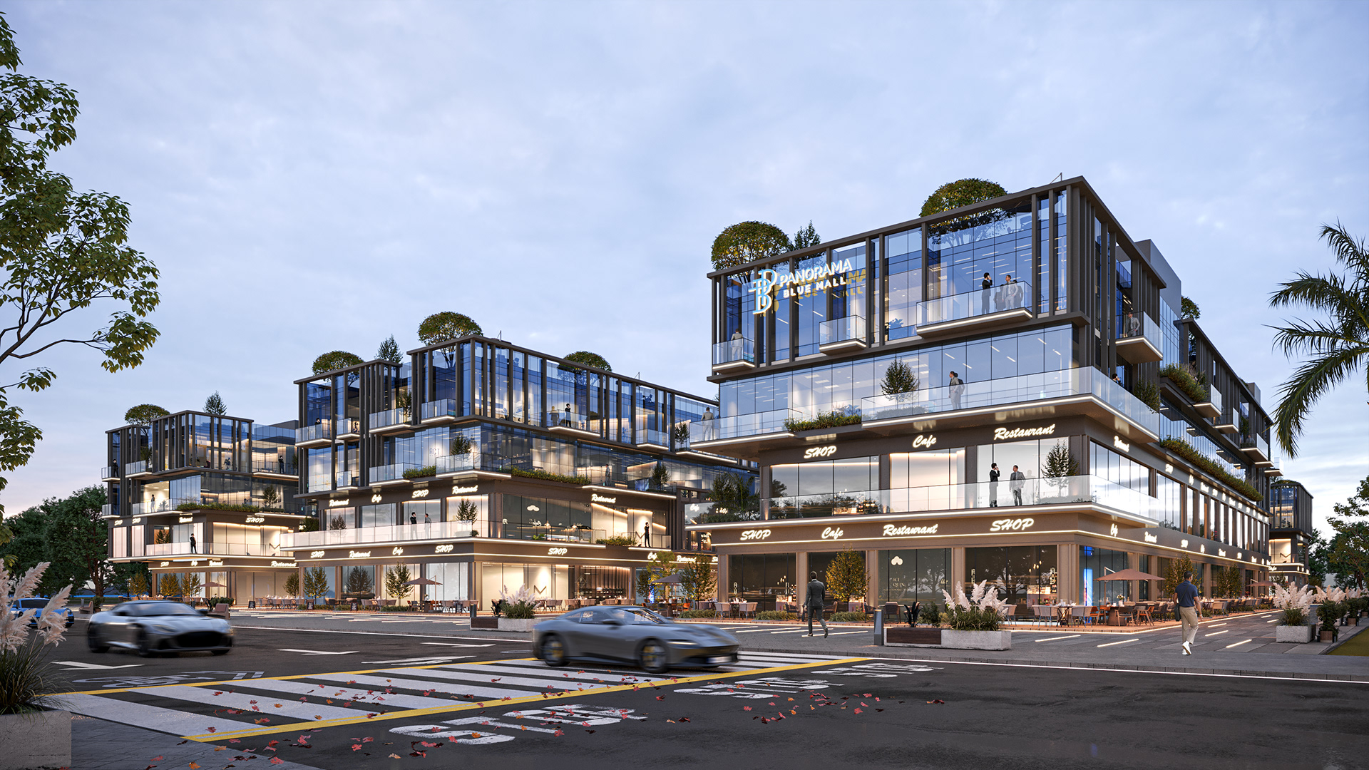 panorma blue mall（全景蓝色购物中心）丨Hafez Consultants-5
