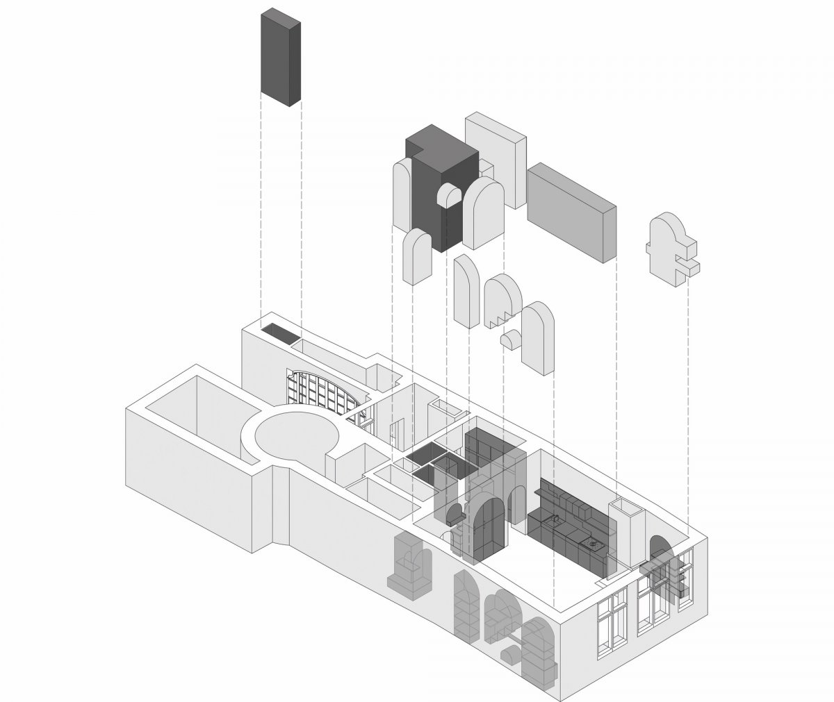 巴黎 80 平米文艺复兴公寓，内省空间的创意探索-16