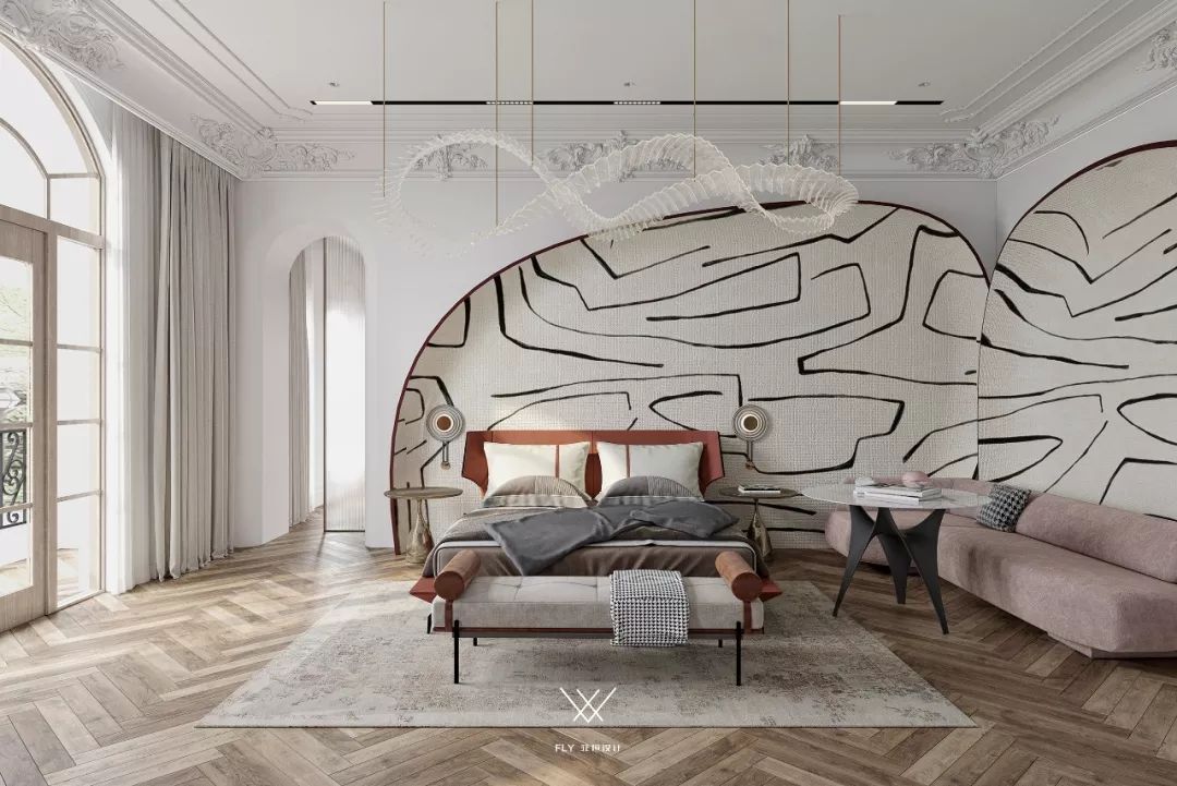 法式现代风独栋别墅，优雅与时尚的完美融合-57