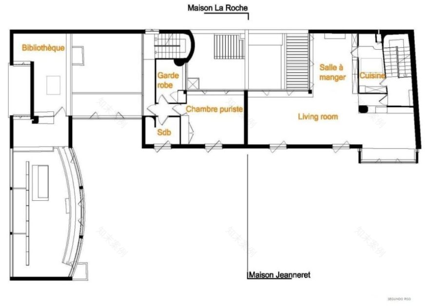 La Roche Jeanneret别墅丨勒·柯布西耶(Le Corbusier)-13