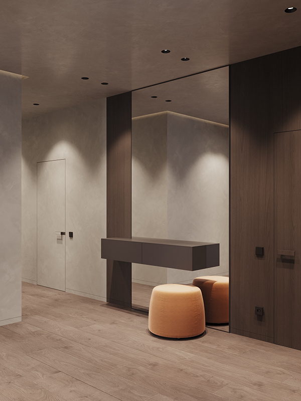 高级灰色系公寓设计-1