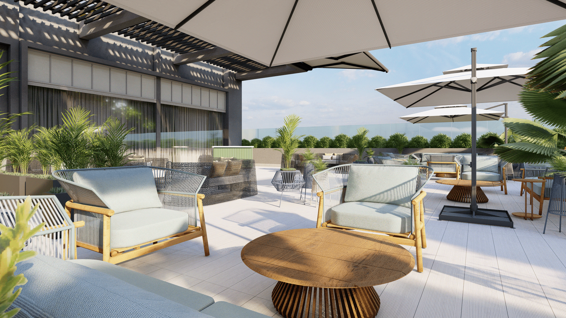 Novotel Viña 酒店露台室内设计丨智利丨Atelier Domh-12