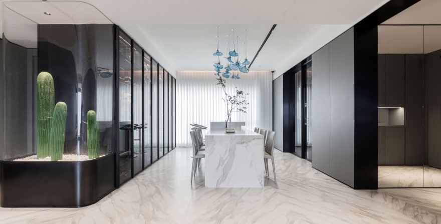 现代 260m²质感私宅-10