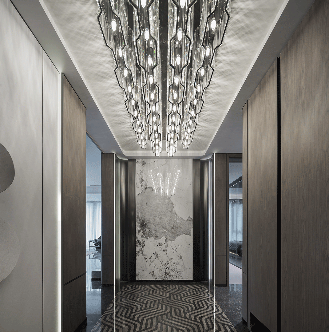 杭州龙湖丰收湖大平层样板间丨中国杭州丨北京靳朝晖设计有限公司-9